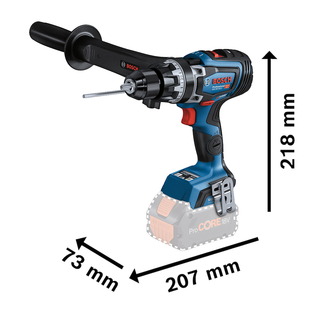 Taladro inalambrico 18 BOSCH Voltios GSB 18V-150 + PERCUTOR / BOSCH-