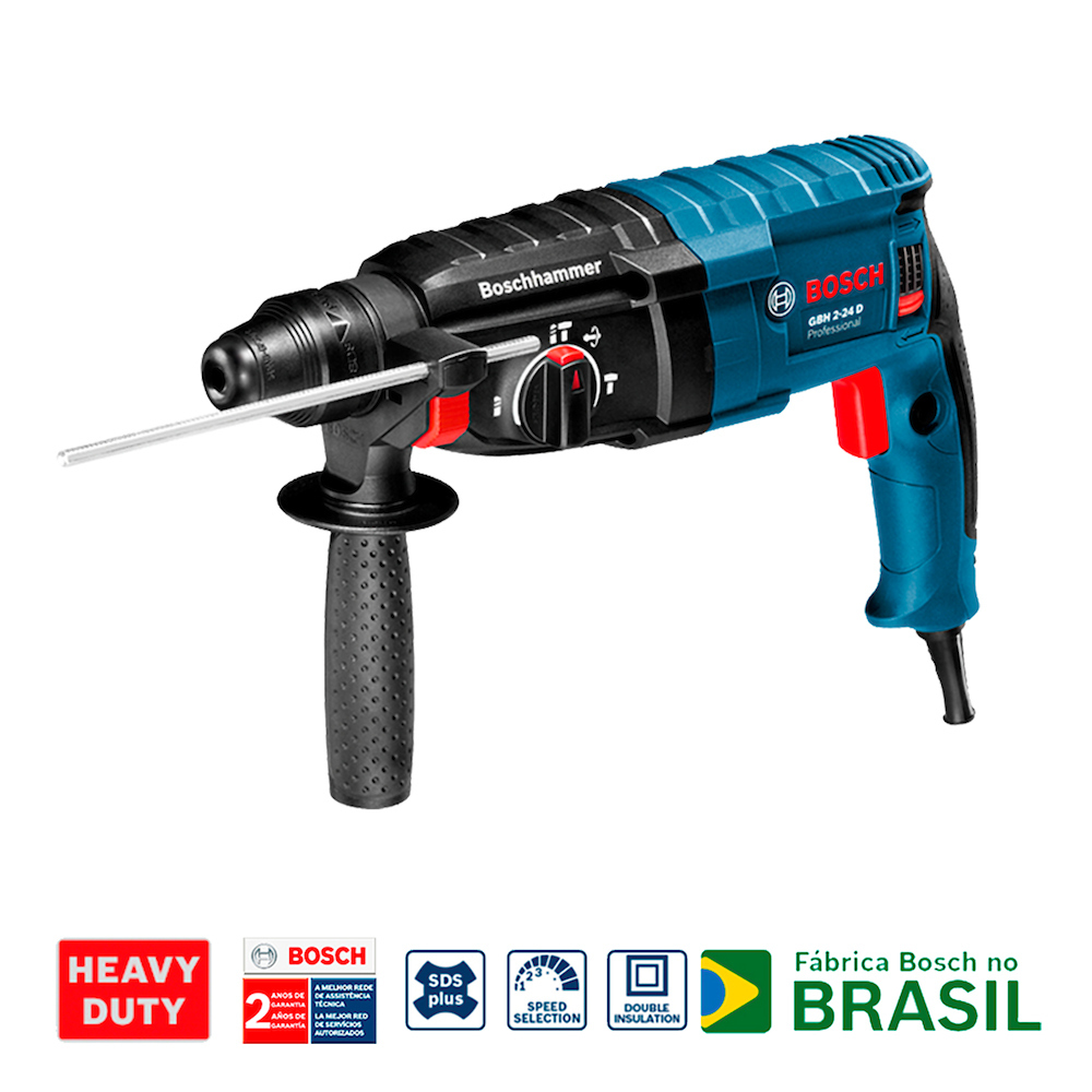 Martillo Perforador 2 KG GBH 2-24 D ( 0 611 2A0 2G1 ) / BOSCH-9-B-2-B