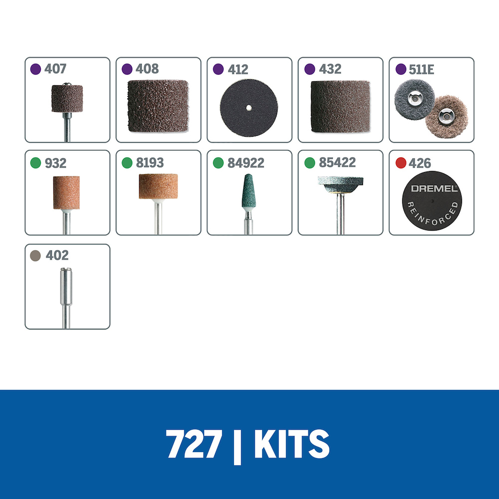 Kit Accesorios 31 Piezas Dremel DR727 / BOSCH-