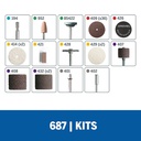 Kit Accesorios 52 Piezas Dremel DR687-01 / BOSCH-