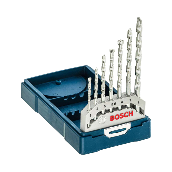 Juego de 7 Piezas X- LINE BOSCH AZUL ( Brocas Concreto ) / BOSCH-