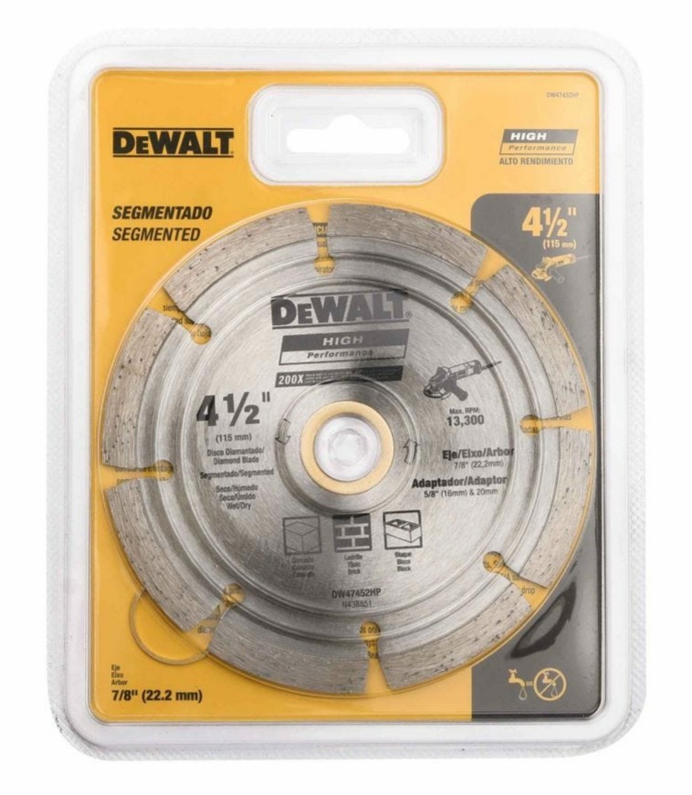 Disco de diamante 4 1/2&quot; ECO DEWALT / DEWALT-