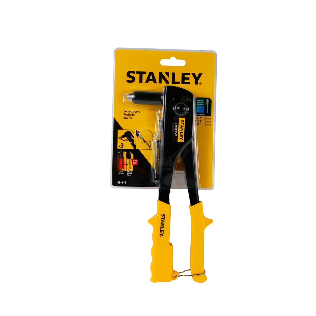 Remachadora Manual / 1/8, 3/32, 5/32, 3/16 STANLEY / DEWALT-