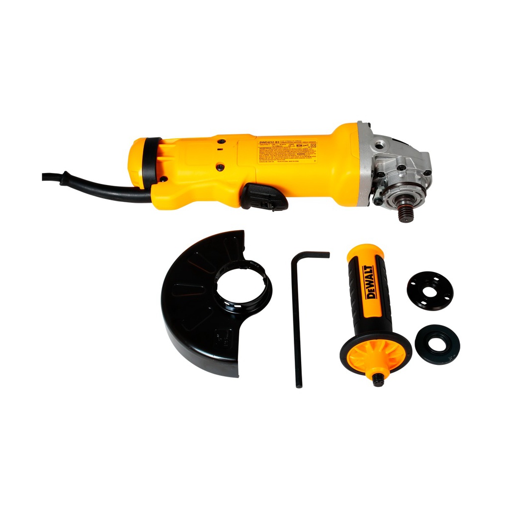 Amoladora Angular Dewalt 115mm Dwe4212 1200w Extracc Polvo