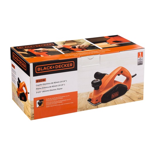 Cepilladora B&amp;D Profesional 650 W BLACK DECKER / CAJA CARTON / DEWALT-4-A-1-C