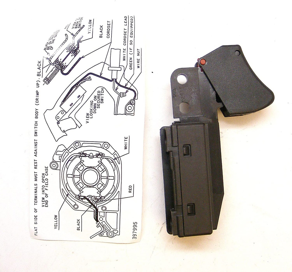 Interruptor Sierra Circular 7 1/4&quot; DW384 / DW358 / DW362 / Skil 77 / 1677 MD / BOSCH-3-D-1-H-2