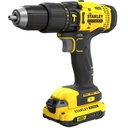 Taladro inalambrico 20 V STANLEY Lithium / FATMAX / Percucion SCD711C2K-B3 / DEWALT-1-B-2-B