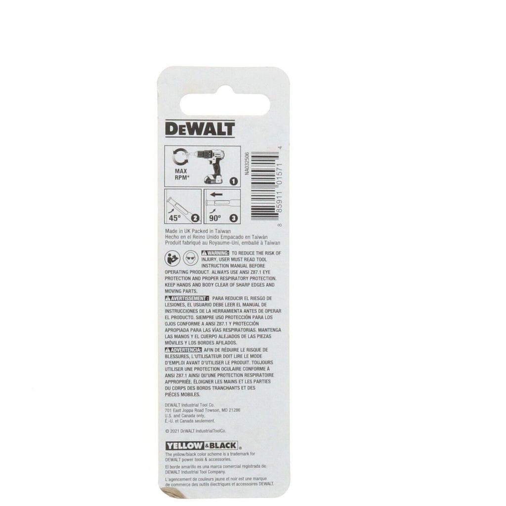 Broca Diamantada 1/4&quot; / PORCELANA Y CERAMICA / DEWALT-5-D-2-F-1