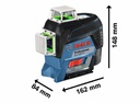 Nivel Laser GLL 3-80 CG + LR7 + BM1 de linea VERDE / BOSCH-8-B-1