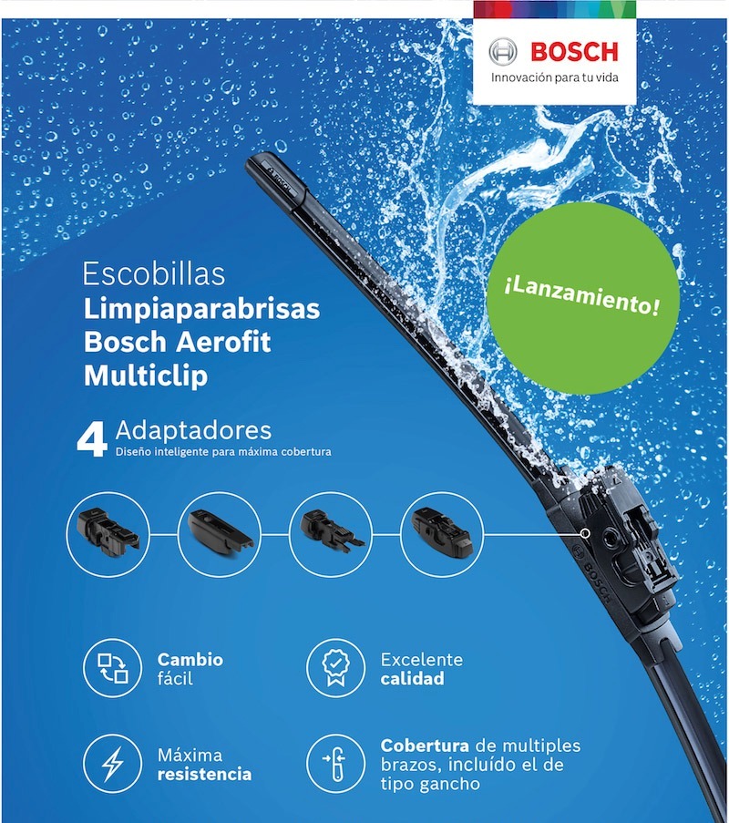 Plumillas Limpiaparabrisas Bosch Guatemala