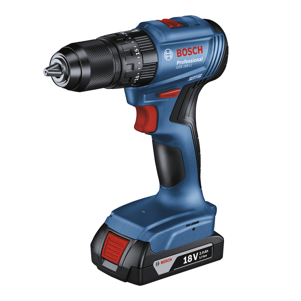 Taladro inalambrico 18 BOSCH Voltios  GSB 185-LI + PERCUCION / BOSCH-