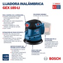 Lijadora Exentrica BOSCH / 5&quot;  GEX 185-LI / BARETOOL / BOSCH-