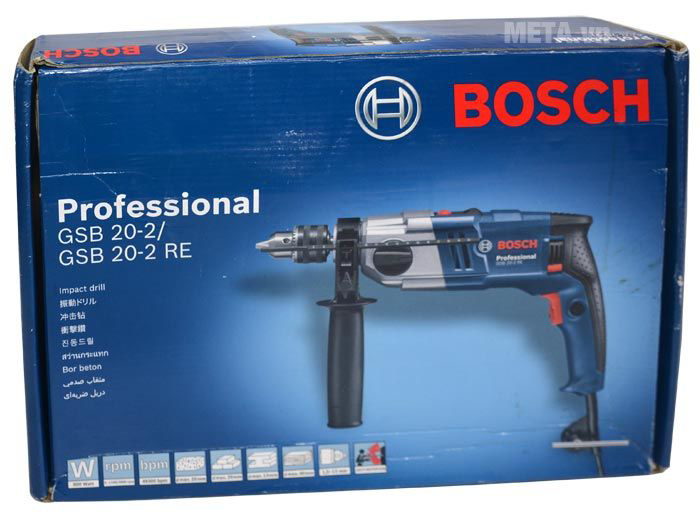 TALADRO PERCUTOR DE 1/2 PROFESSIONAL BOSCH GSB 20-2 RE