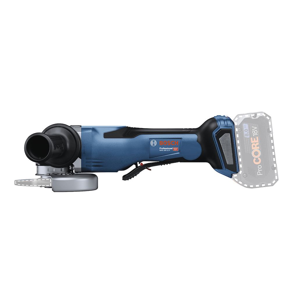 Amoladora 4 1/2&quot;  GWS 18V-15 P / BITURBO / BARETOOL / BOSCH-