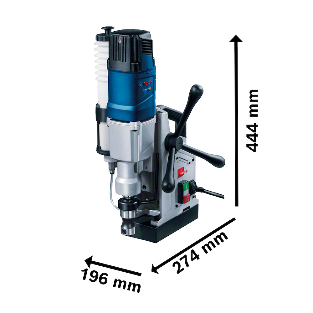 Taladro Base Magnetico de dos Velocidades  GBM 50-2 / 1.7 HP / BOSCH-