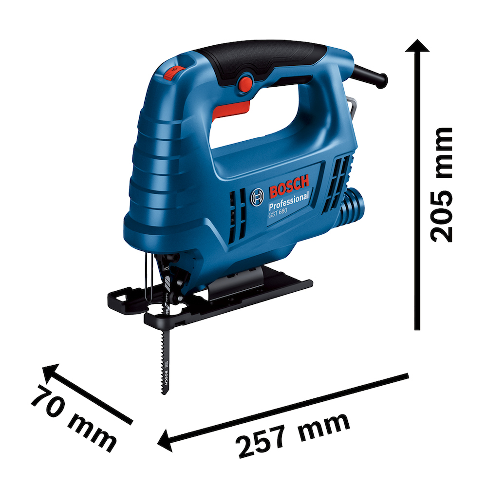 Sierra Caladora GST 680 BOSCH / 450 Watt / BOSCH-