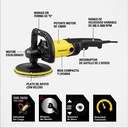 Pulidora STANLEY 7&quot; V.V. 1300 Watt 1000-3000RPM / DEWALT-1-A-2-B