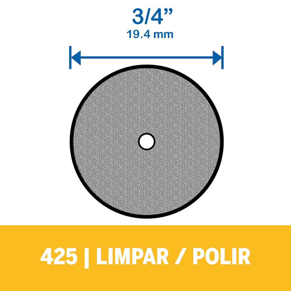 Accesorios para limpieza y pulido 2U. DR425 / BOSCH-