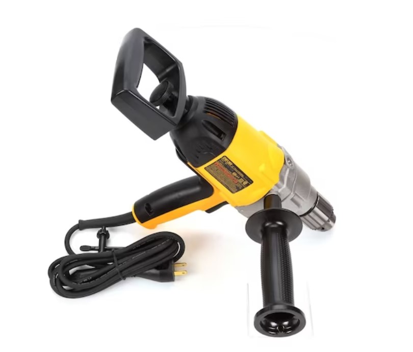 DEWALT DW130V 9 Amp. Taladro con mango para pala de 1/2 pulgadas.