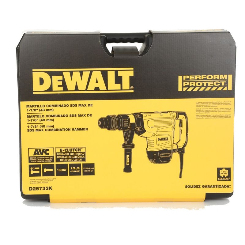 Martillo Perforador 800W SDS VVR 3 Modos WD25134K DeWalt México