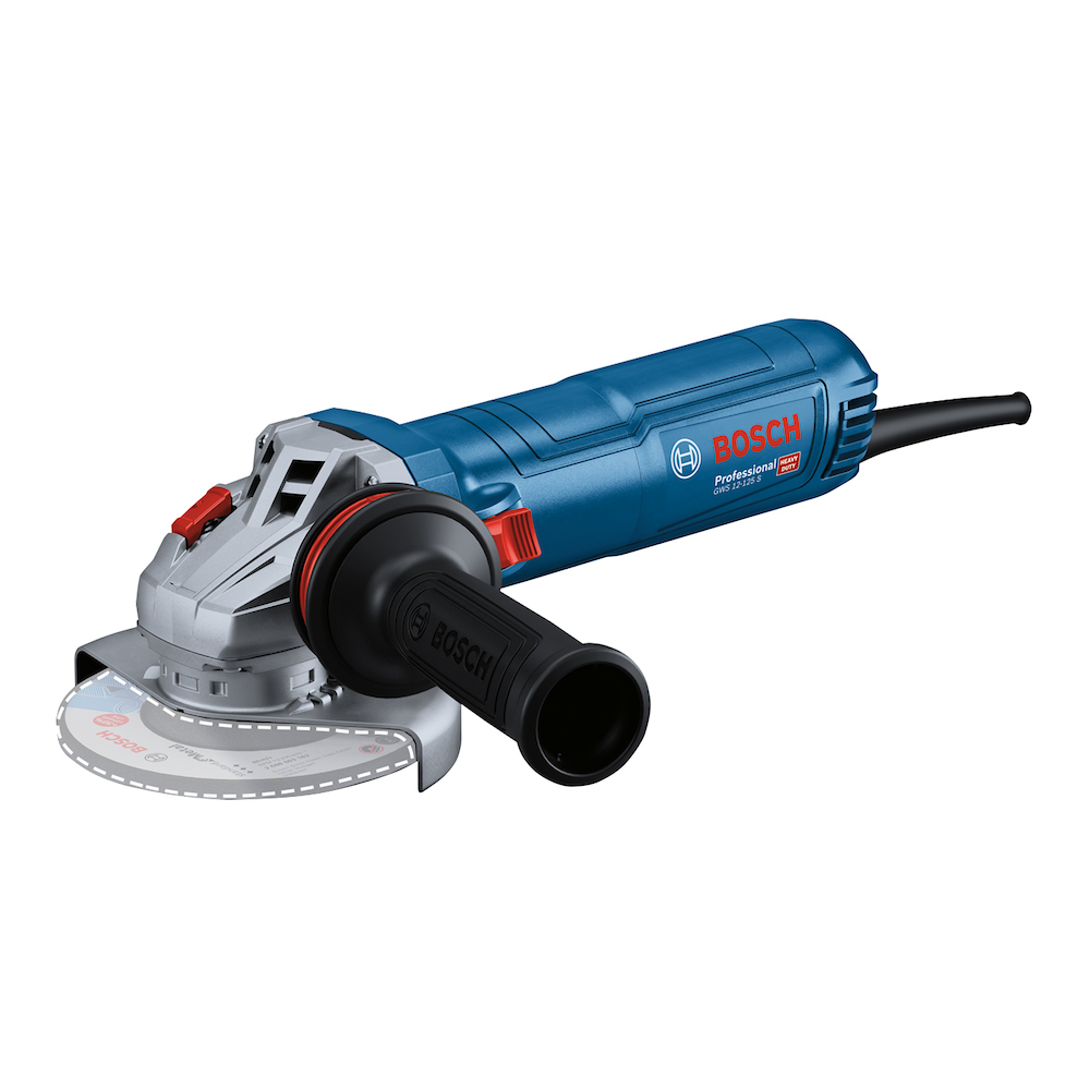 Amoladora 5&quot; BOSCH GWS 12-125 S / Eje 5/8&quot; / Alemana / BOSCH-