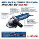 Amoladora 4 1/2&quot; BOSCH GWS 700 / 710 Watt / BOSCH-