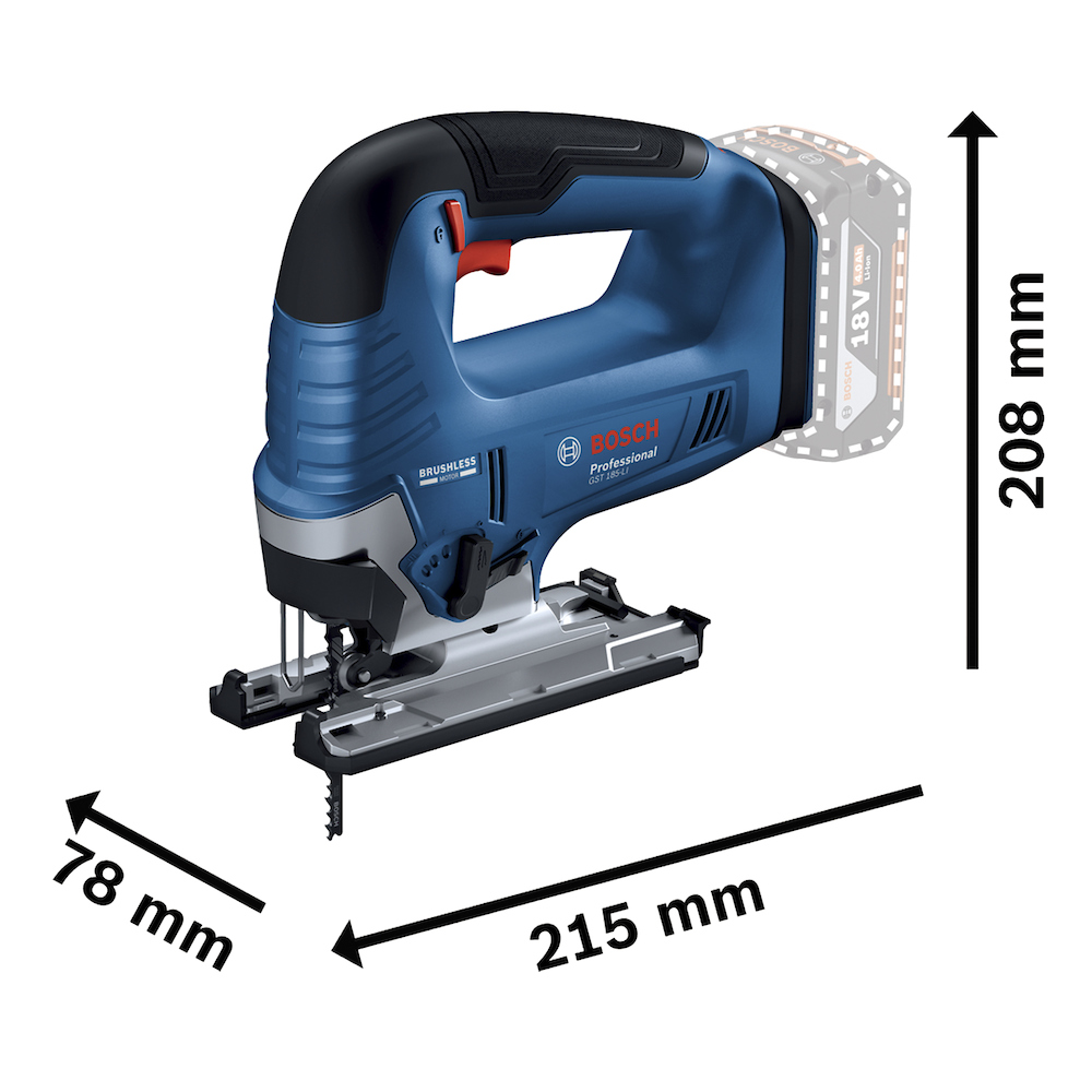 Sierra Caladora GST 185-LI / BARETOOL / BOSCH-