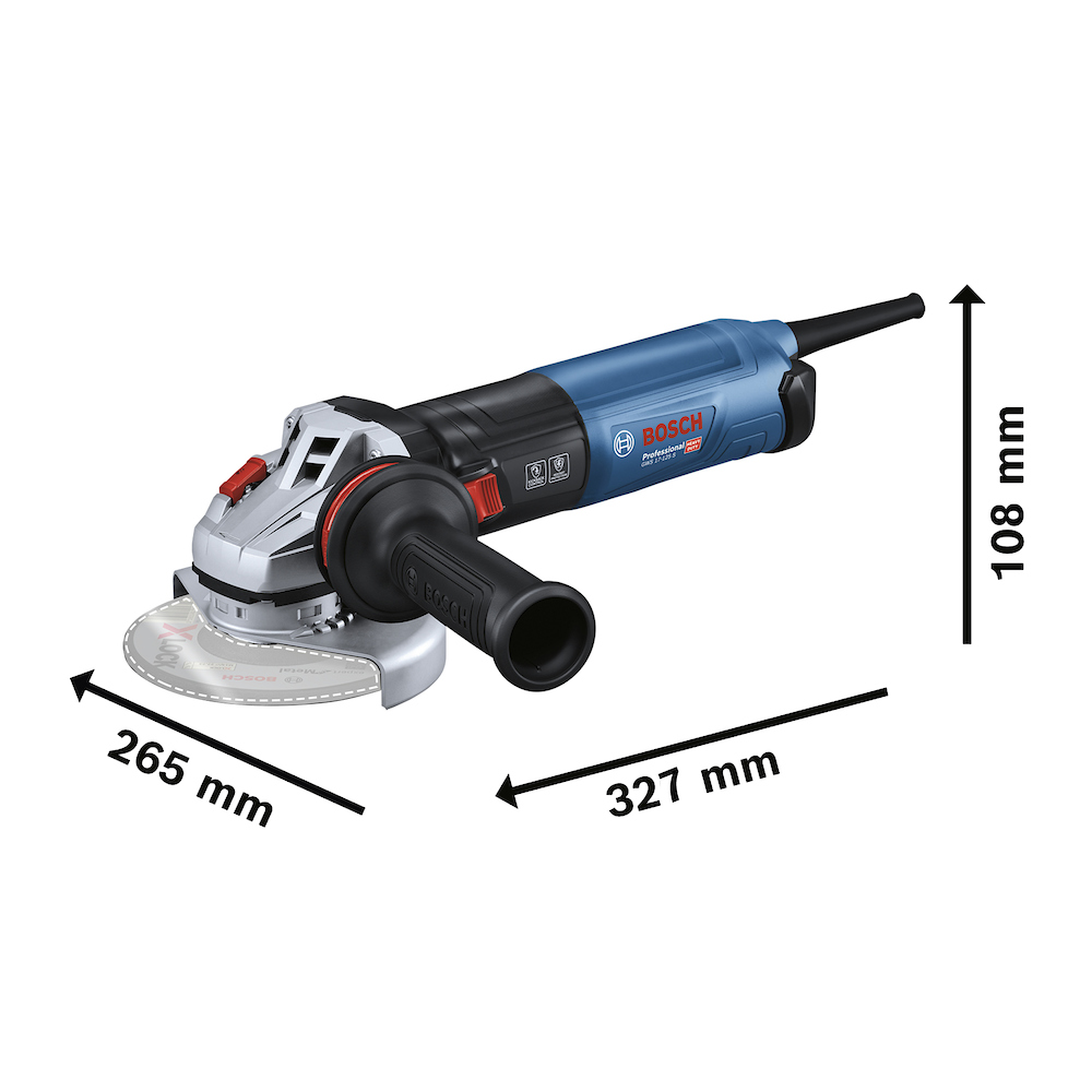 Amoladora 5&quot; BOSCH GWS 17-125 S / Alemana / BOSCH-7-C-4