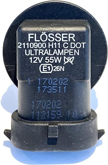 Bombilla FLOESSER / H11 / 12V / 55 W / ULTRA +90% BLISTER / BOSCH-4-D-3-E