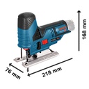 Sierra Caladora 12V - GST 12V-70 / BARETOOL / BOSCH-9-D-3