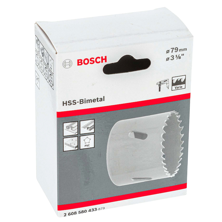 Corona Perforadora 3 1/8&quot; Bi - Metal BOSCH-eco / BOSCH-