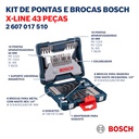 Juego de 43 Piezas X- LINE BOSCH AZUL / BOSCH-8-B-2