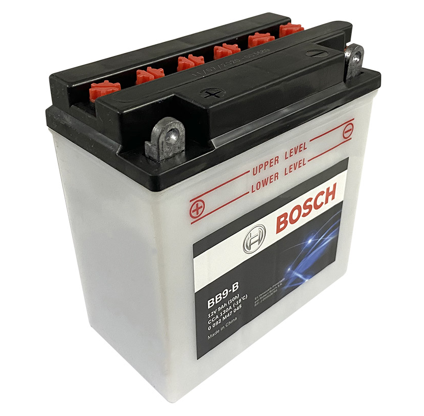 Bateria Moto 12N9-4B / BB9B / BOSCH / 9 Ah / BOSCH-