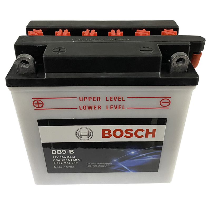 Bateria Moto 12N9-4B / BB9B / BOSCH / 9 Ah / BOSCH-