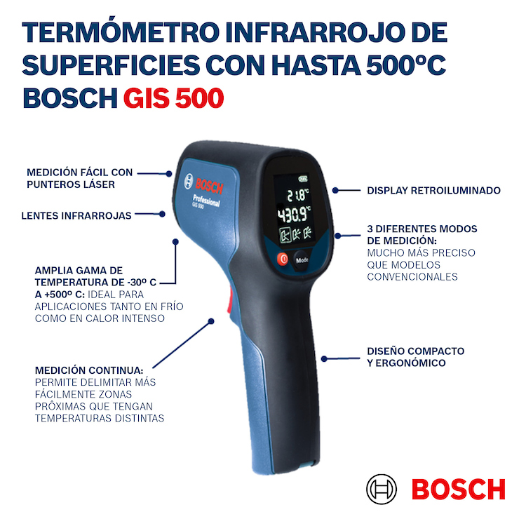 Medidor /  Temperatura Bosch GIS 1000C / BOSCH-