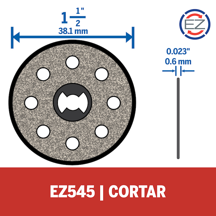 Disco de diamante Dremel EZ 545 / BOSCH-