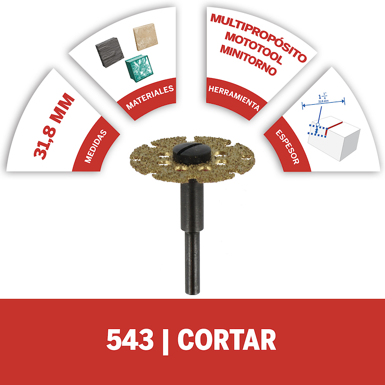 Disco Cortar y Moldear DR543 / BOSCH-