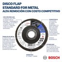 Disco Laminado 7&quot; G.60 / STANDARD-FB / INOX-METAL / BOSCH-