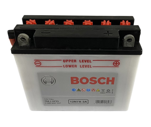 Bateria Moto 12N7-3A / BOSCH / 7 Ah / BOSCH-