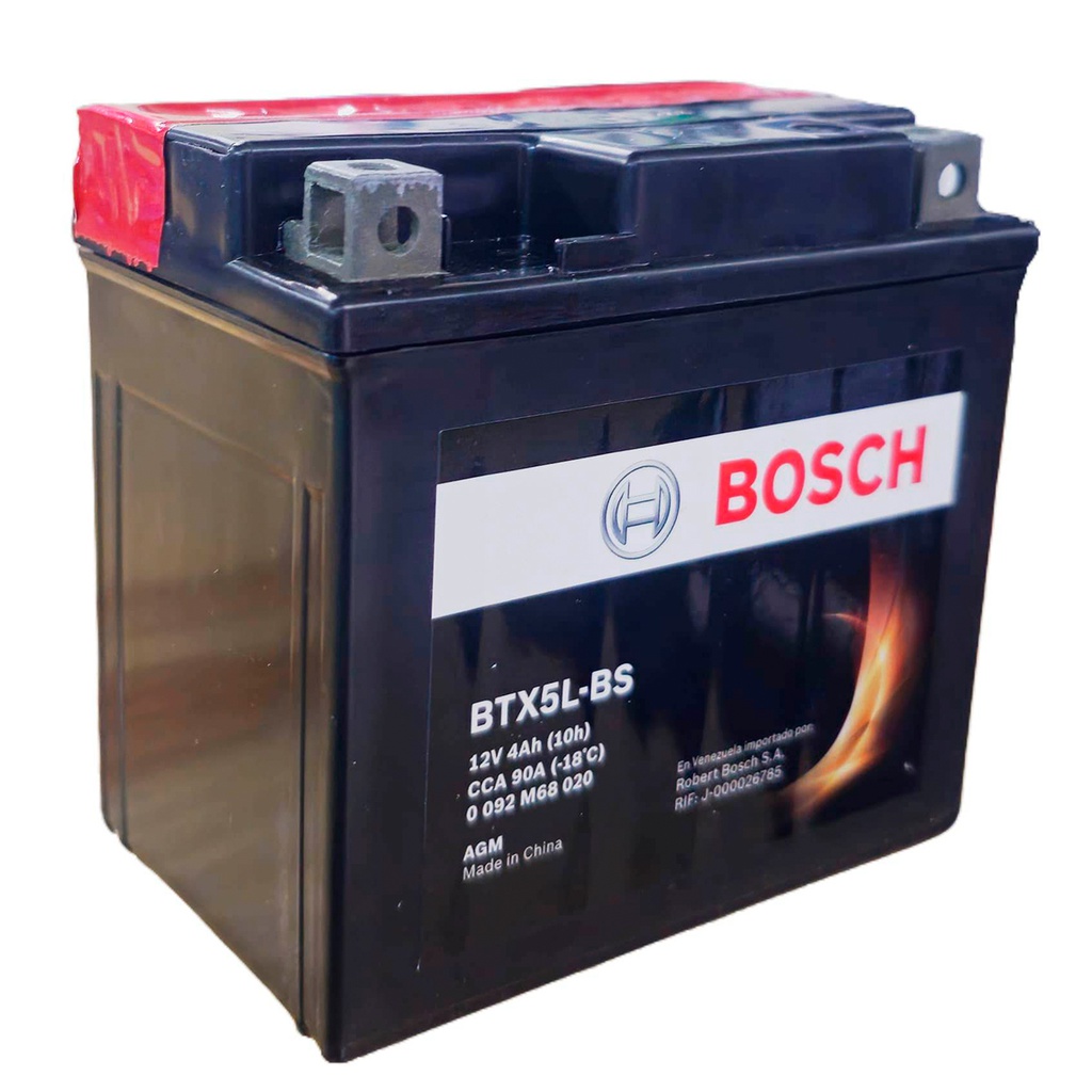 Bateria Moto BTX5L-BS BOSCH / 4 Ah / BOSCH-