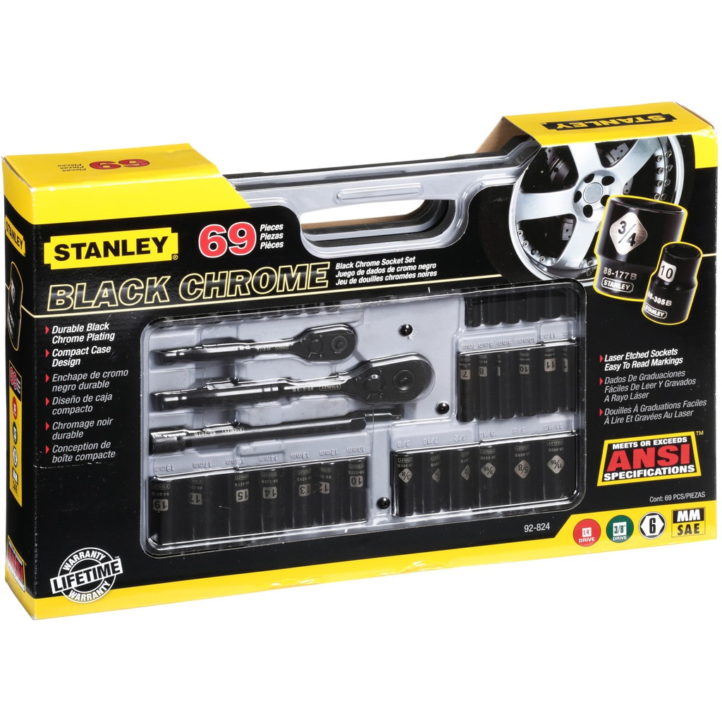 Juego / Dados / Corto 1/2&quot; / 30 Piezas 6 puntos / STANLEY / DEWALT- (copia)