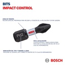 Punta No 2 Philips de 1&quot; BOSCH / 8 UNIDADES / BOSCH-TABLA-ACC