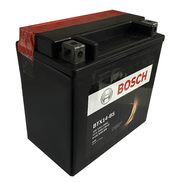 Batería moto 12AH 210CCA izquierdo BTX14-BS Bosch