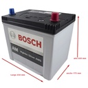 Bateria Carro BOSCH / N50Z / 100D23L / AMS / 650 CCA / 70 AH / BOSCH-