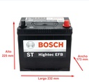 Bateria Carro BOSCH / N50Z / Q85L / 55D23L / EFB / 550 CCA /  65AH / BOSCH-