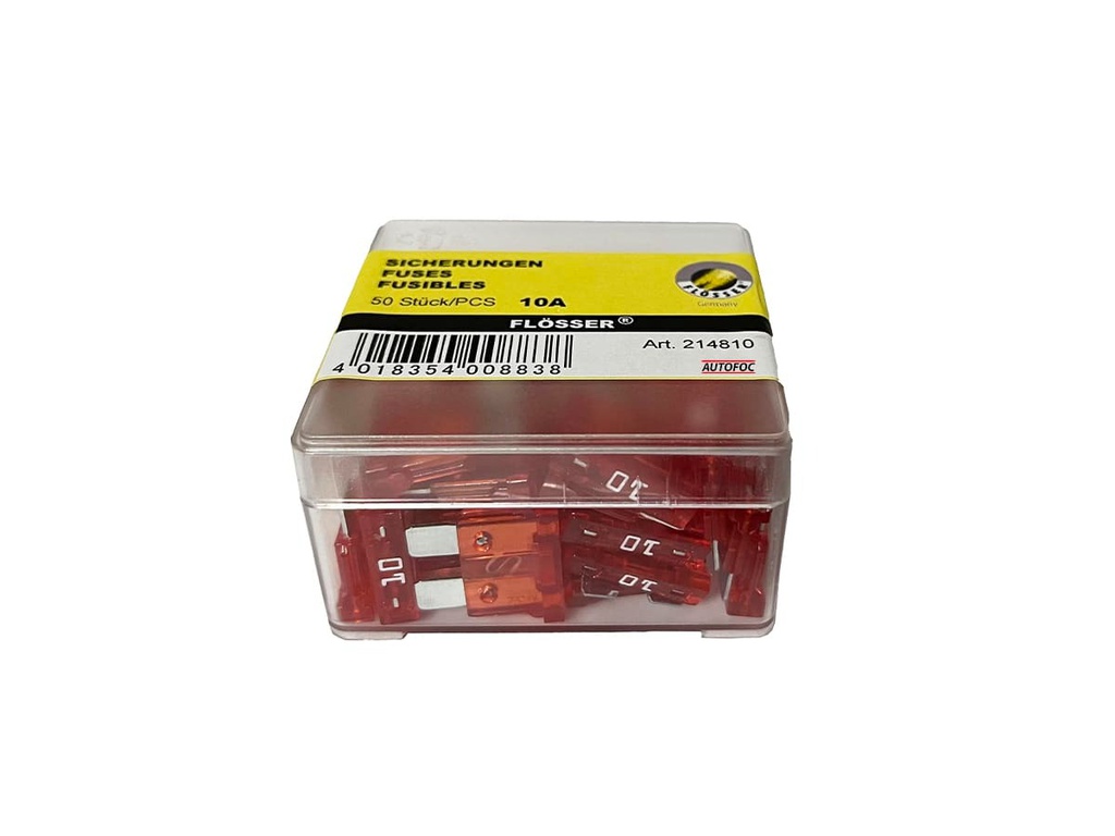 Fusible BOSCH NORMAL Rojo / Uña / 10 Amp / BOSCH-