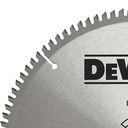 Disco Sierra Circular 10&quot; DEWALT 100 Dientes Aluminio / Eje 5/8 / 3/4 / DEWALT-