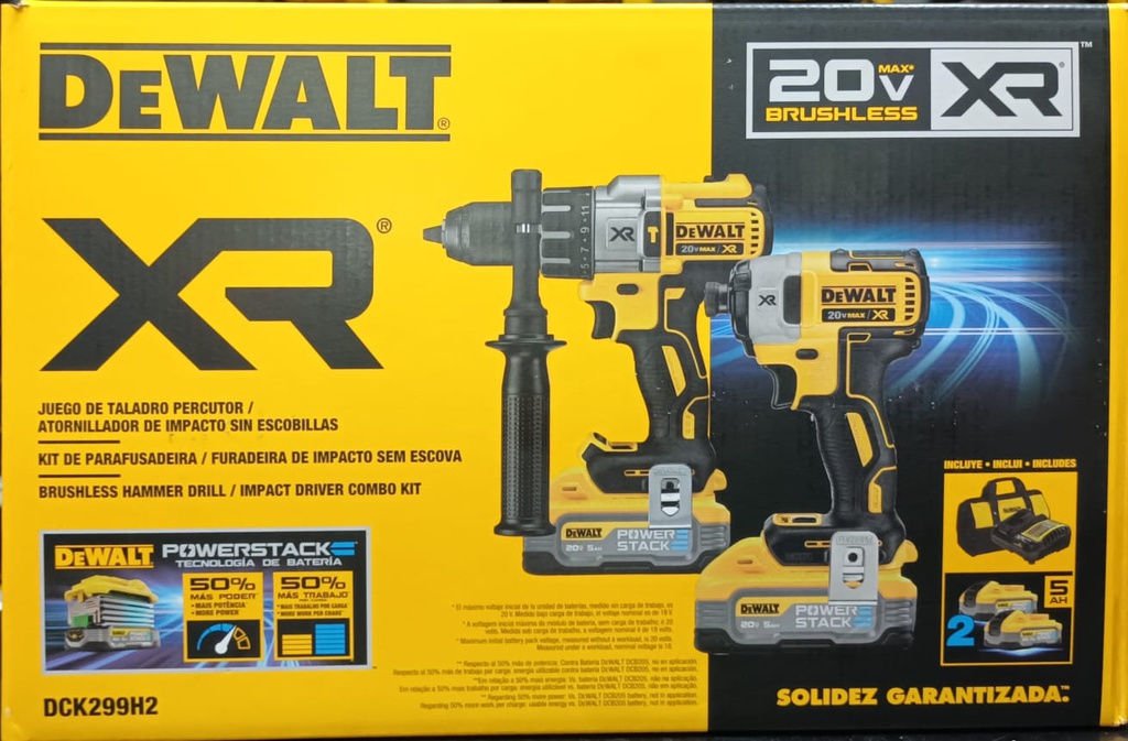 Combo Taladro DCD996+DCF887 / 2 Bateria / 20 V / DEWALT-6-B-2-C