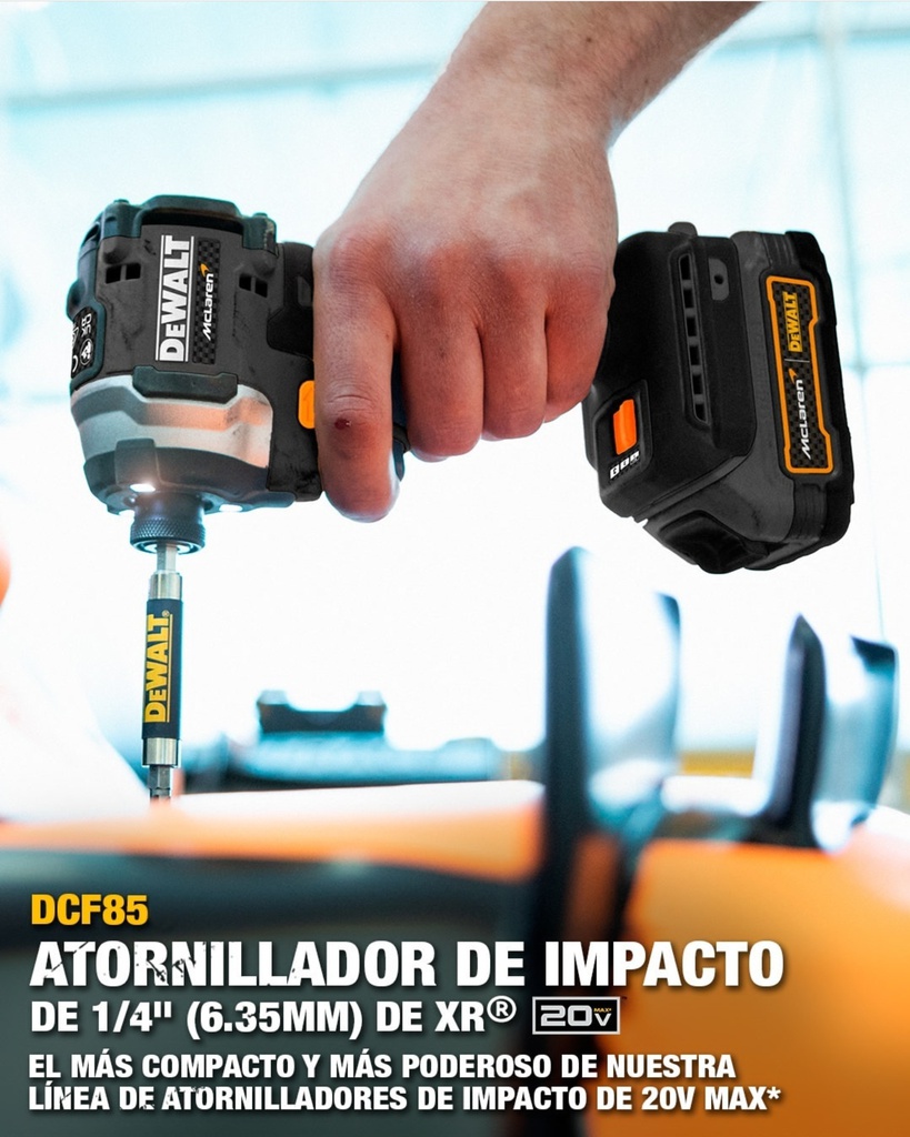 Combo Taladro DCD85M+DCF85M / 2 Bateria 1 Cargador / 20 Voltios / DEWALT-