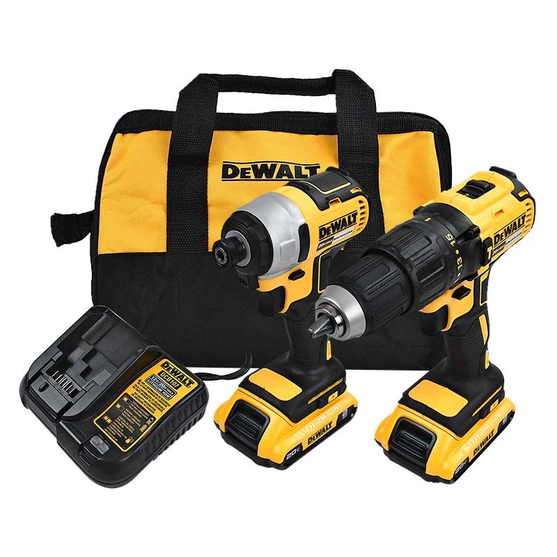 Kit taladro inalámbrico, batería, cargador y bolso DCD778L1-B3 Dewalt:  DCD778L1-B3 Herramientas eléctricas y ferretería en general